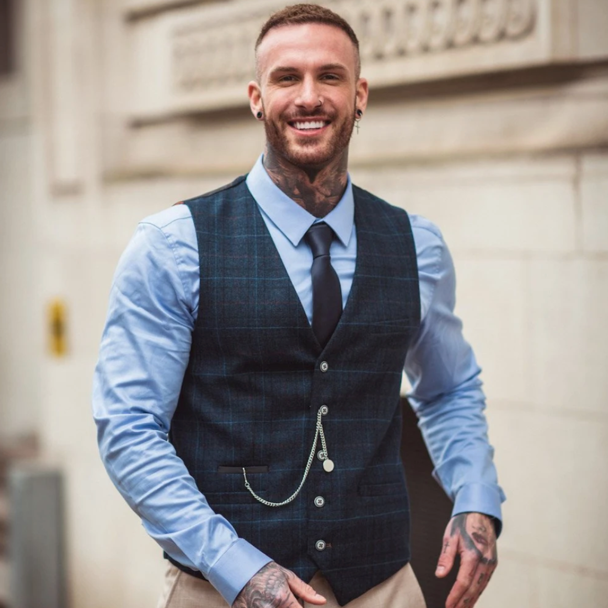 Mens scoop clearance waistcoat