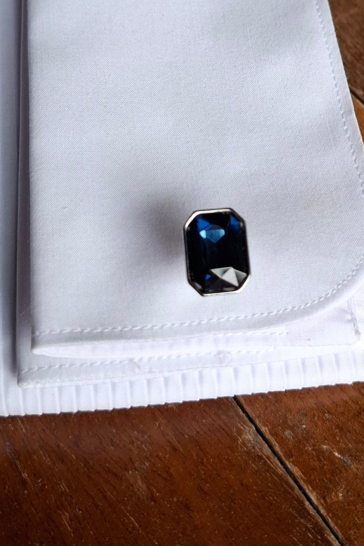 Cuff Link: Blue Stud
