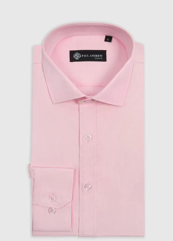 Oliver: Pink Cutaway Collar Shirt
