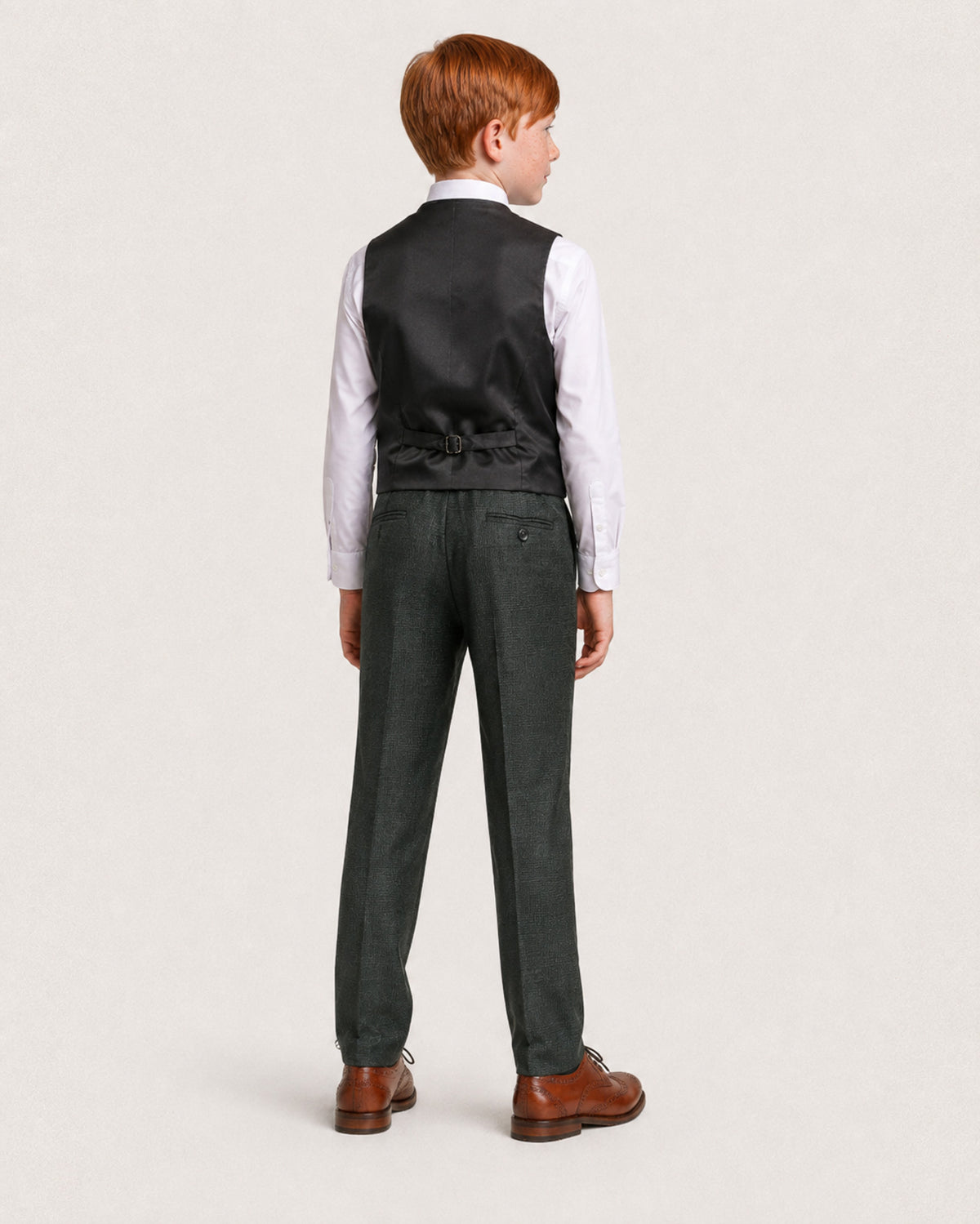 Caridi Boys: Olive Green 3-Pc Suit