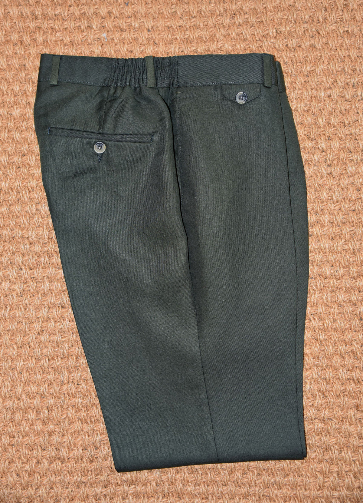 Hank: Green 2-Pc Linen Suit