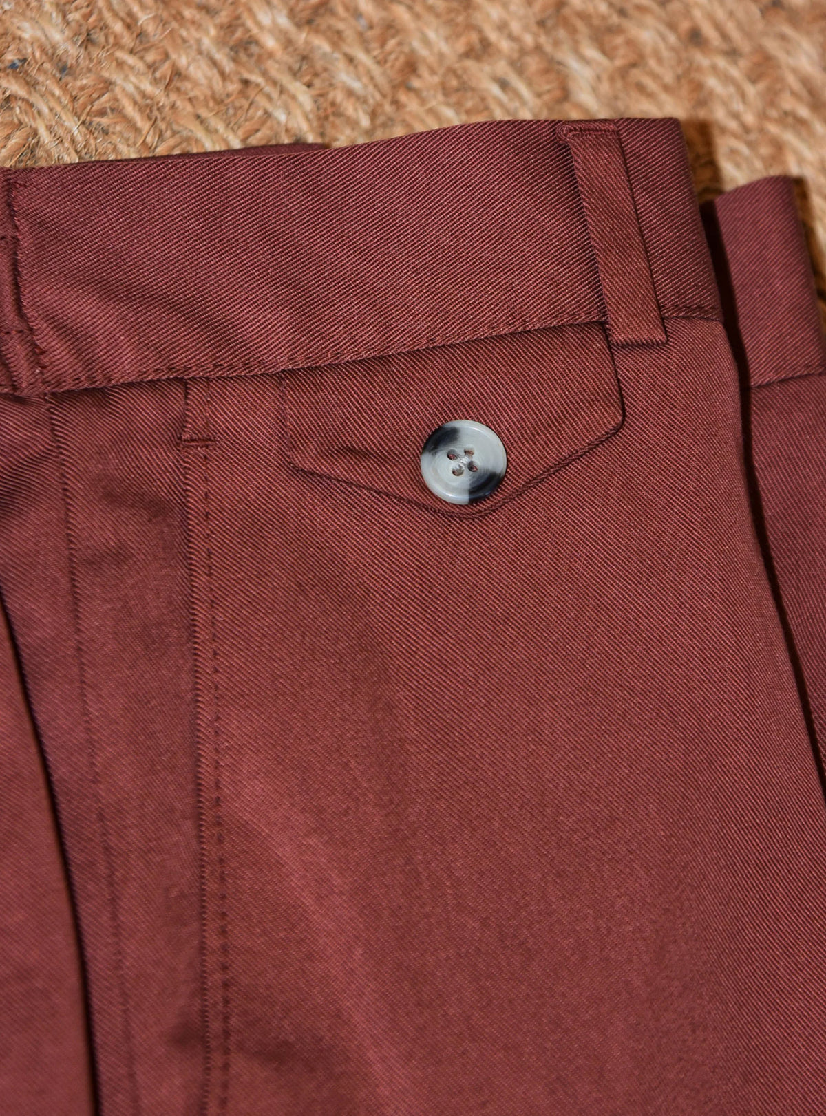 Nelson: Rust Brown 2-Pc Tencel Suit