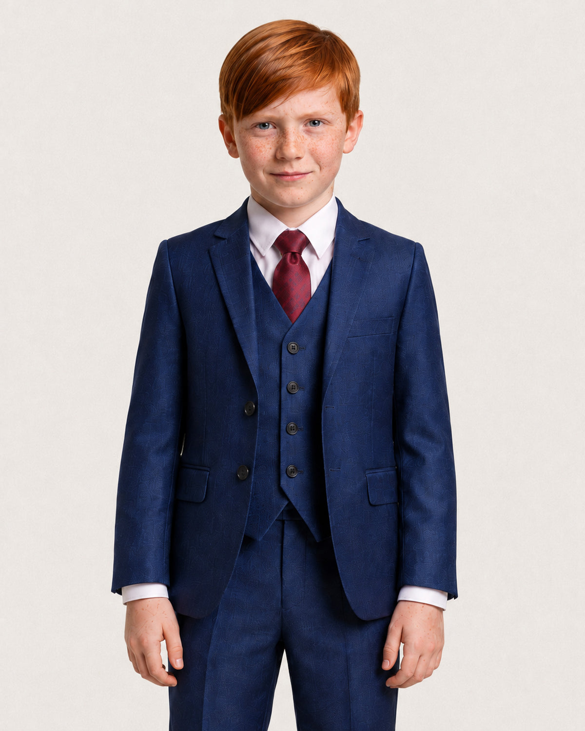 Ford Boys: Navy 3-Piece Suit