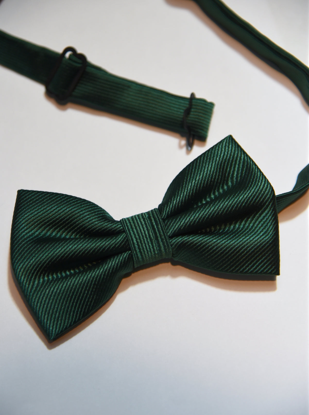 Green Rib Bow Tie
