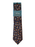 Navy Floral Tie & Pocket Square Set