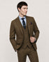 Harding: Brown Tweed 3-Pc Suit