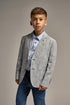 Boys Jamie: Linen Stone Blazer