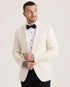 Lenny: Off-White & Black Tuxedo 2-Pc Suit