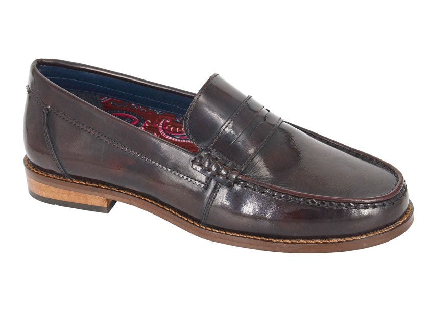 Dark Brown Leather Loafer