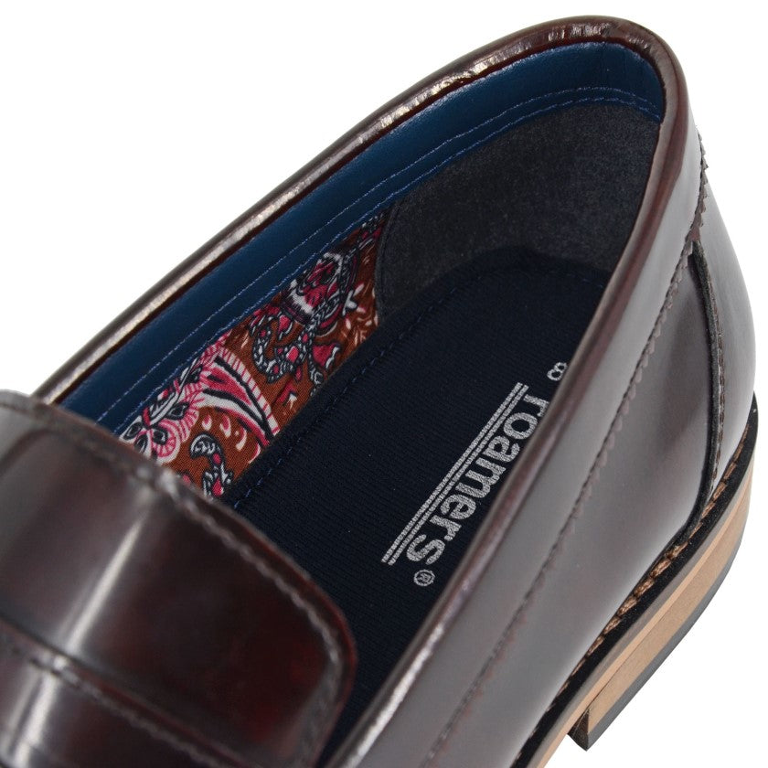 Dark Brown Leather Loafer