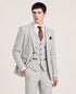 Mark: Stone Grey 3-Pc Suit