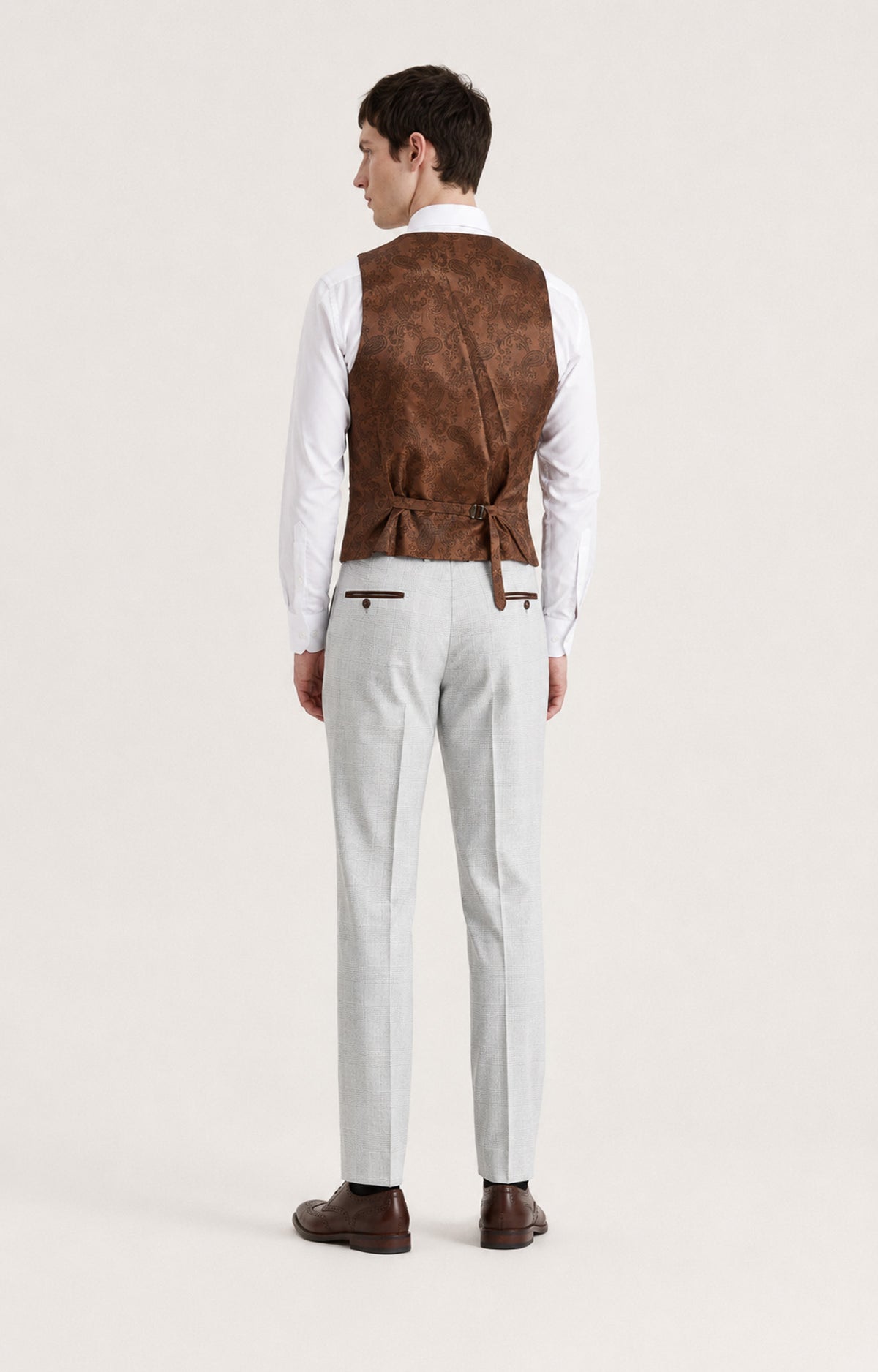 Mark: Stone Grey 3-Pc Suit