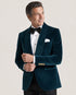 Murphy: Turquoise Velvet 3-Pc Tuxedo