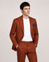 Nelson: Rust Brown 2-Pc Tencel Suit