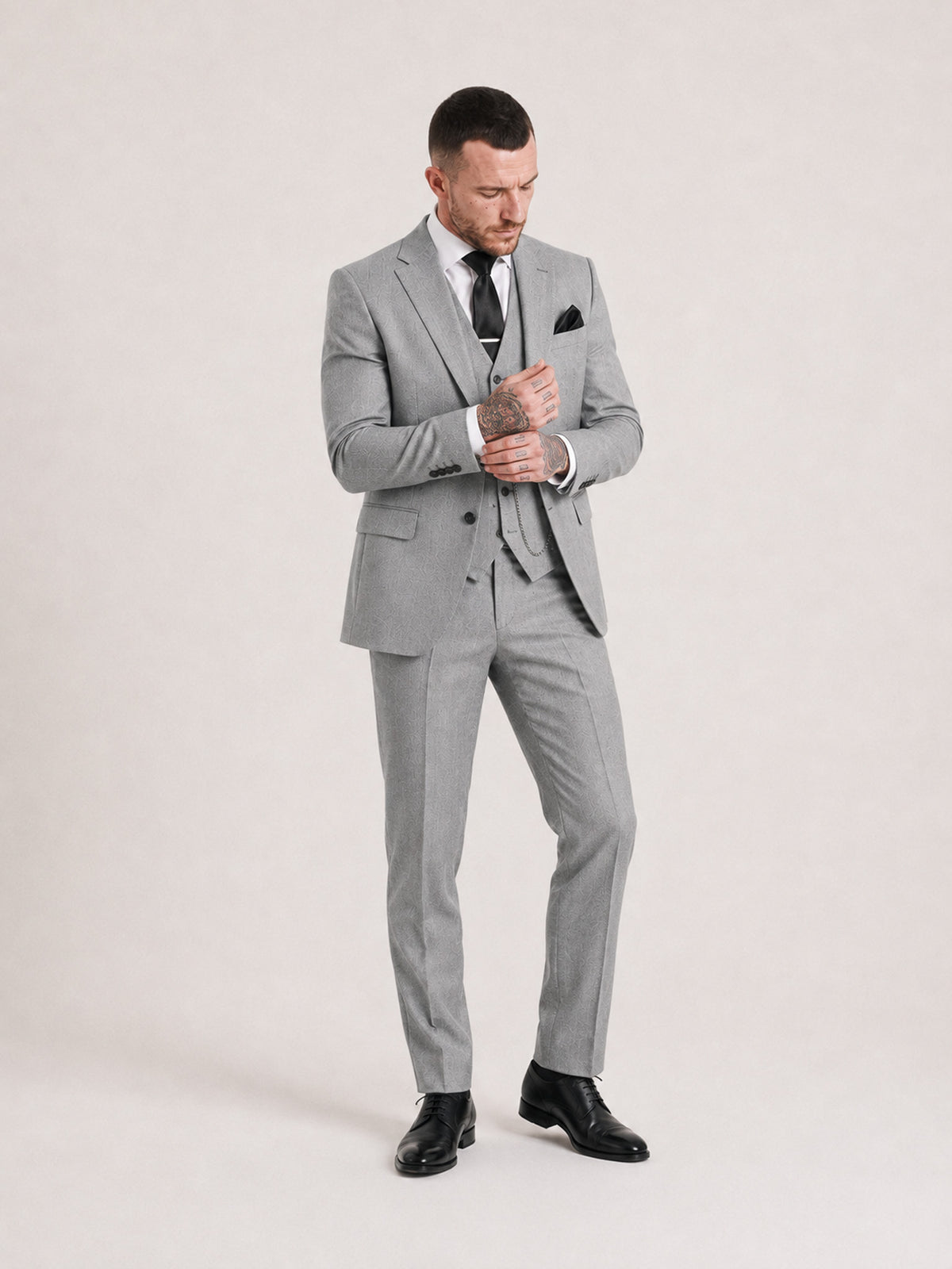 O'Casey: Light Grey 3-Pc Suit