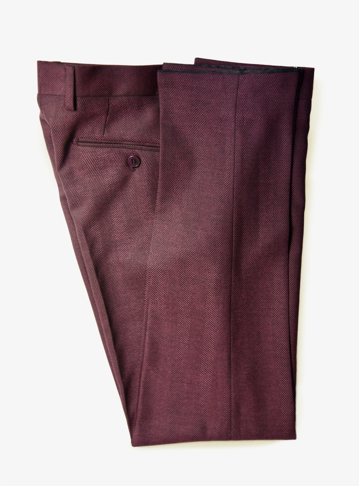 O'Flaherty: Wine & Navy 3-Pc Suit
