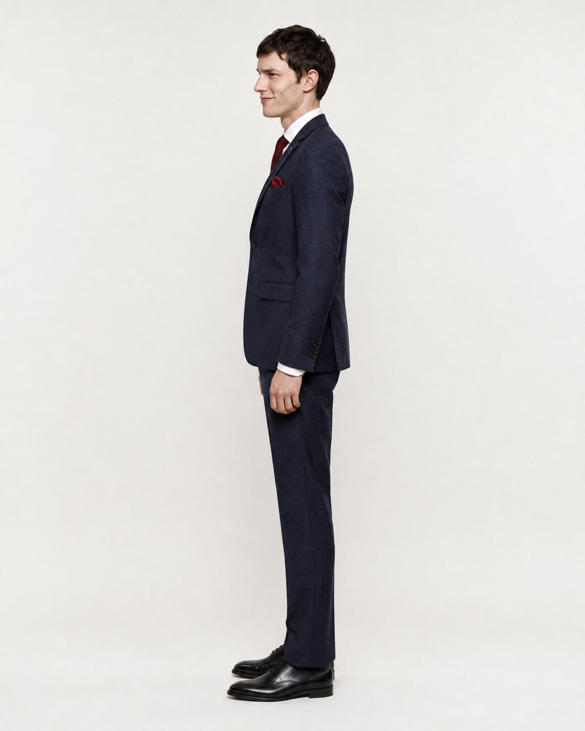 Oscar: Navy Flannel 3-Pc