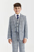 Boys Mark: Sky Check 3-Pc Suit