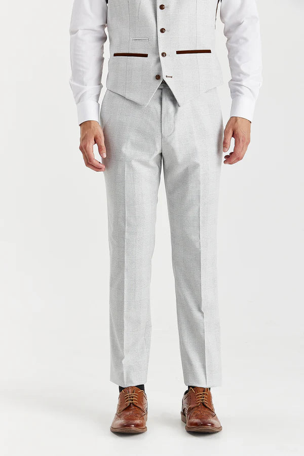 Mark: Stone Grey 3-Pc Suit