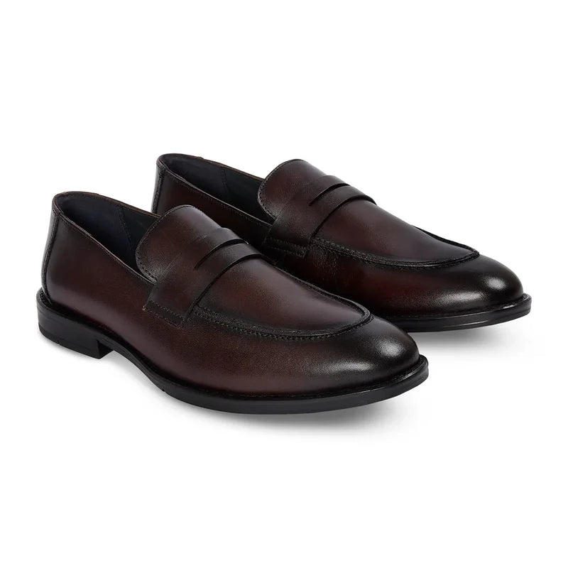 Ted: Dark Brown Penny Loafer