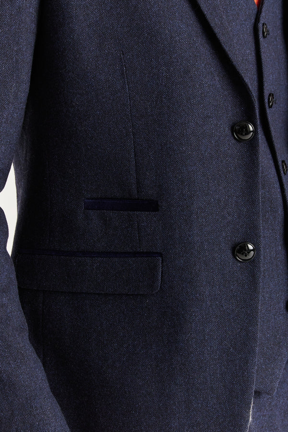 Oscar: Navy Flannel 3-Pc