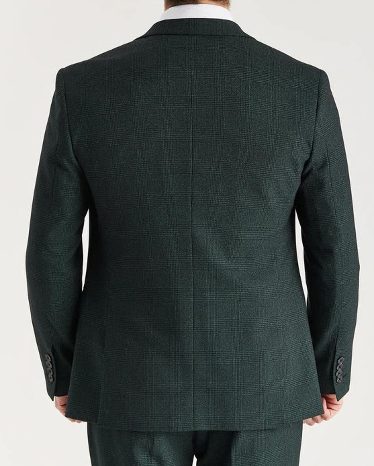 Regent: Olive Check 3-Pc Suit