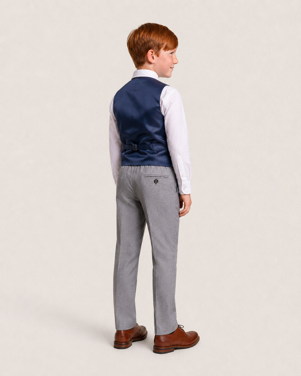 Reegan Boys: Grey 3-Pc Suit