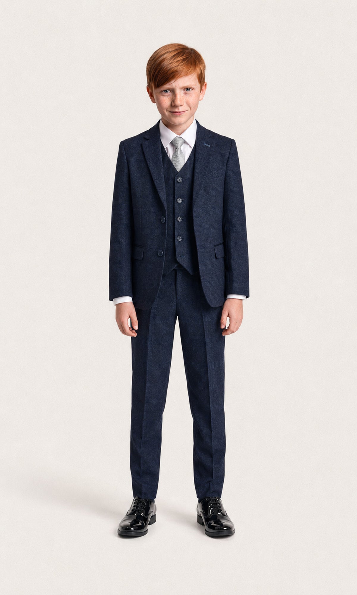 Regent Boys: Navy Check 3-Pc