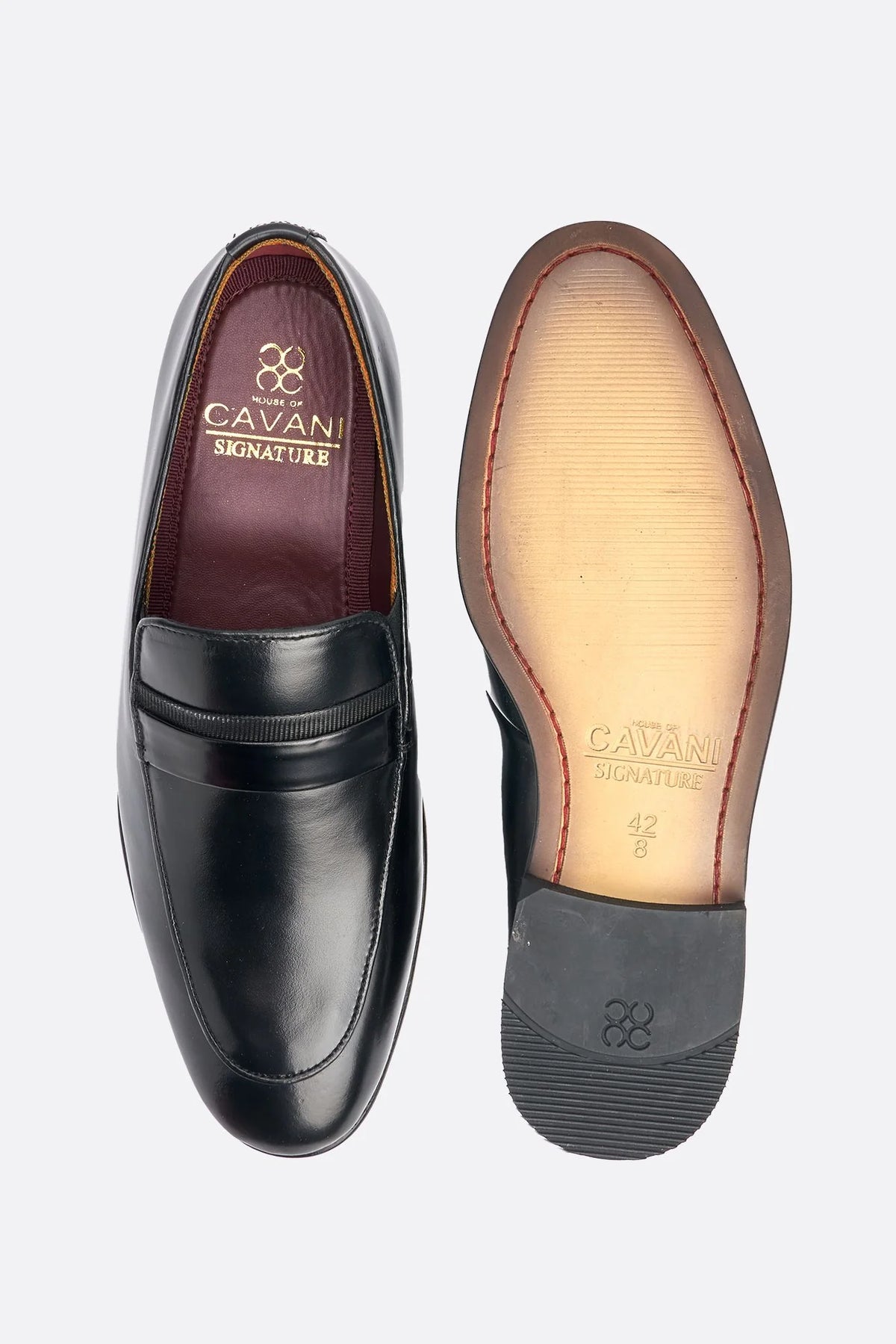 Reno: Black Leather Loafers