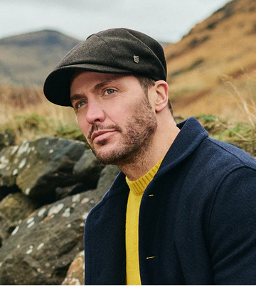 Alfie: Olive Wool Bakerboy Cap