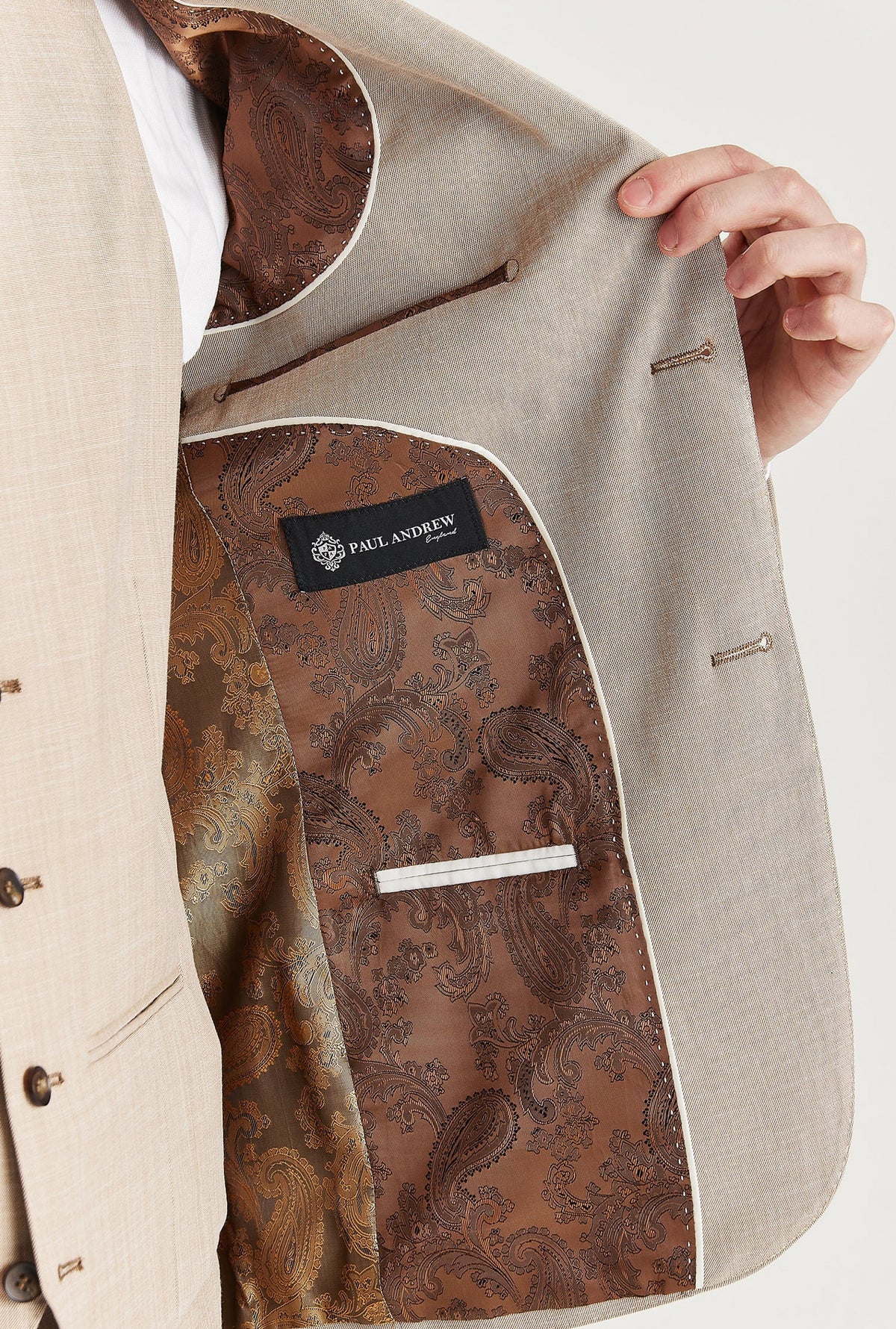 Kurt: Cream 3-Pc Suit
