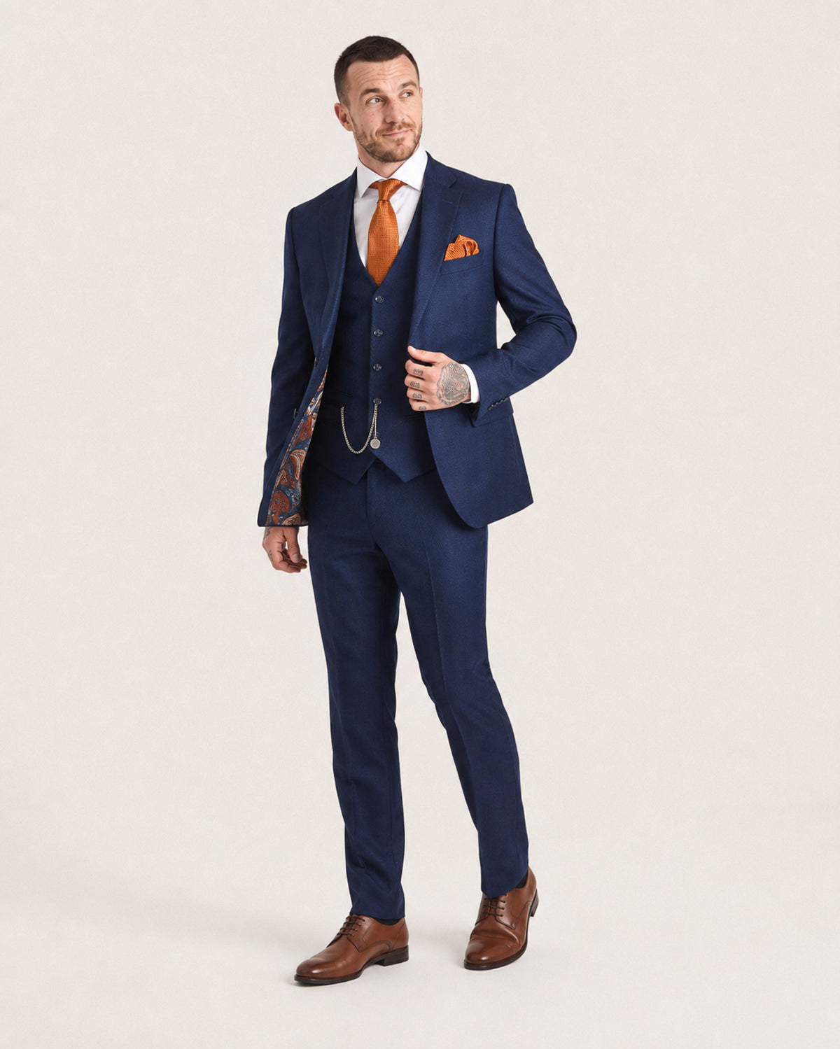 Tóibín: Navy 3-Pc Suit