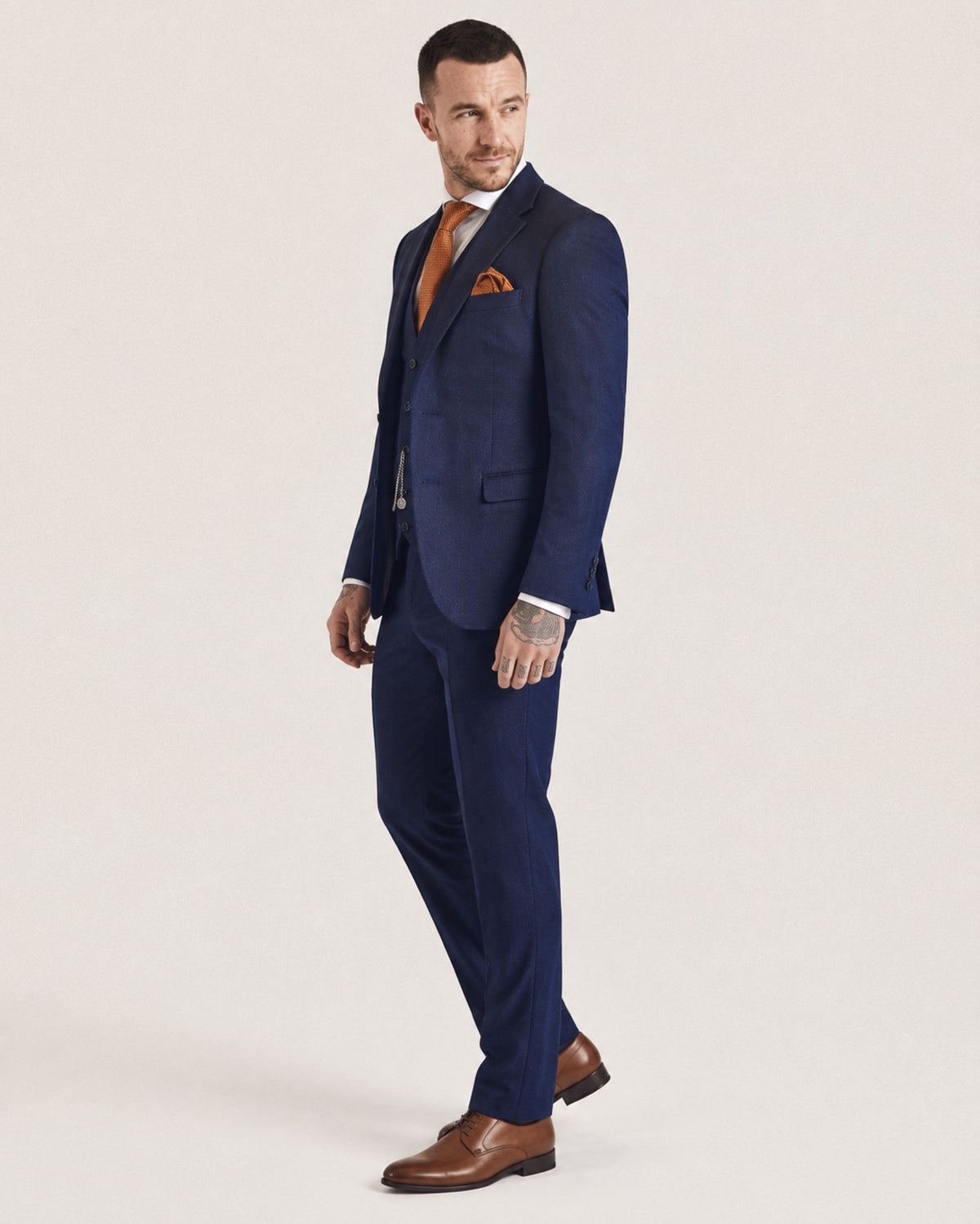 Tóibín: Navy 3-Pc Suit