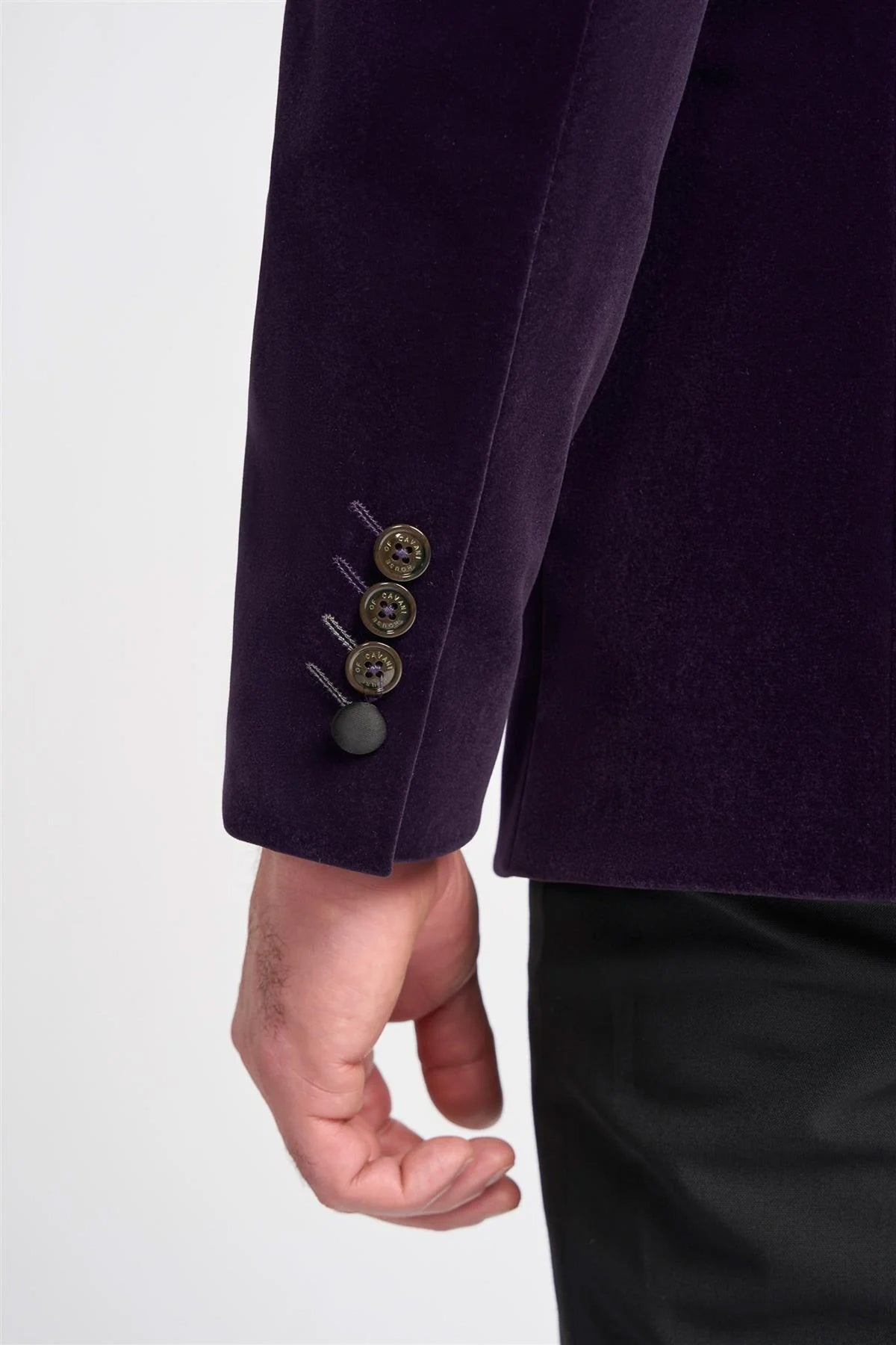 Rosa: Purple Velvet 2-Pc Tux Suit
