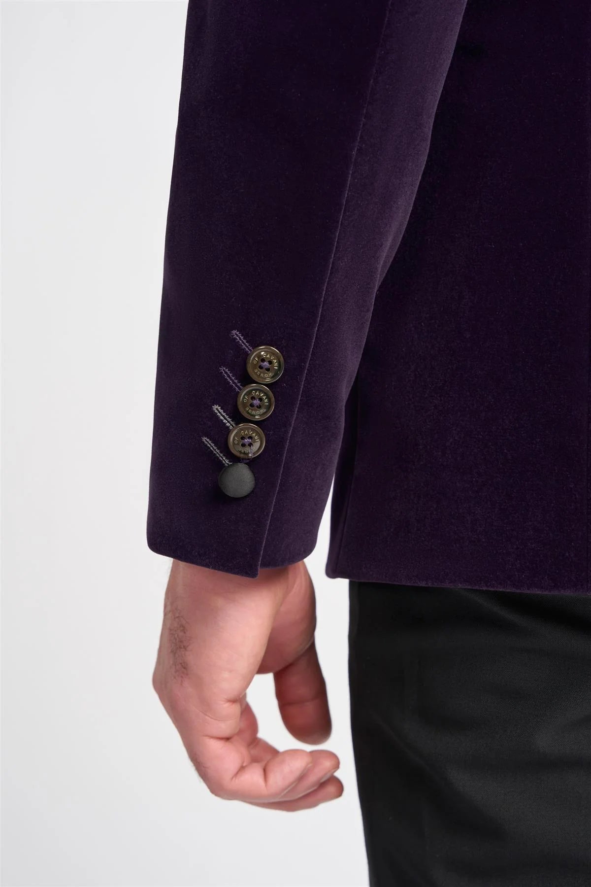 Rosa: Purple Velvet Jacket
