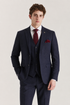 Oscar: Navy Flannel 3-Pc