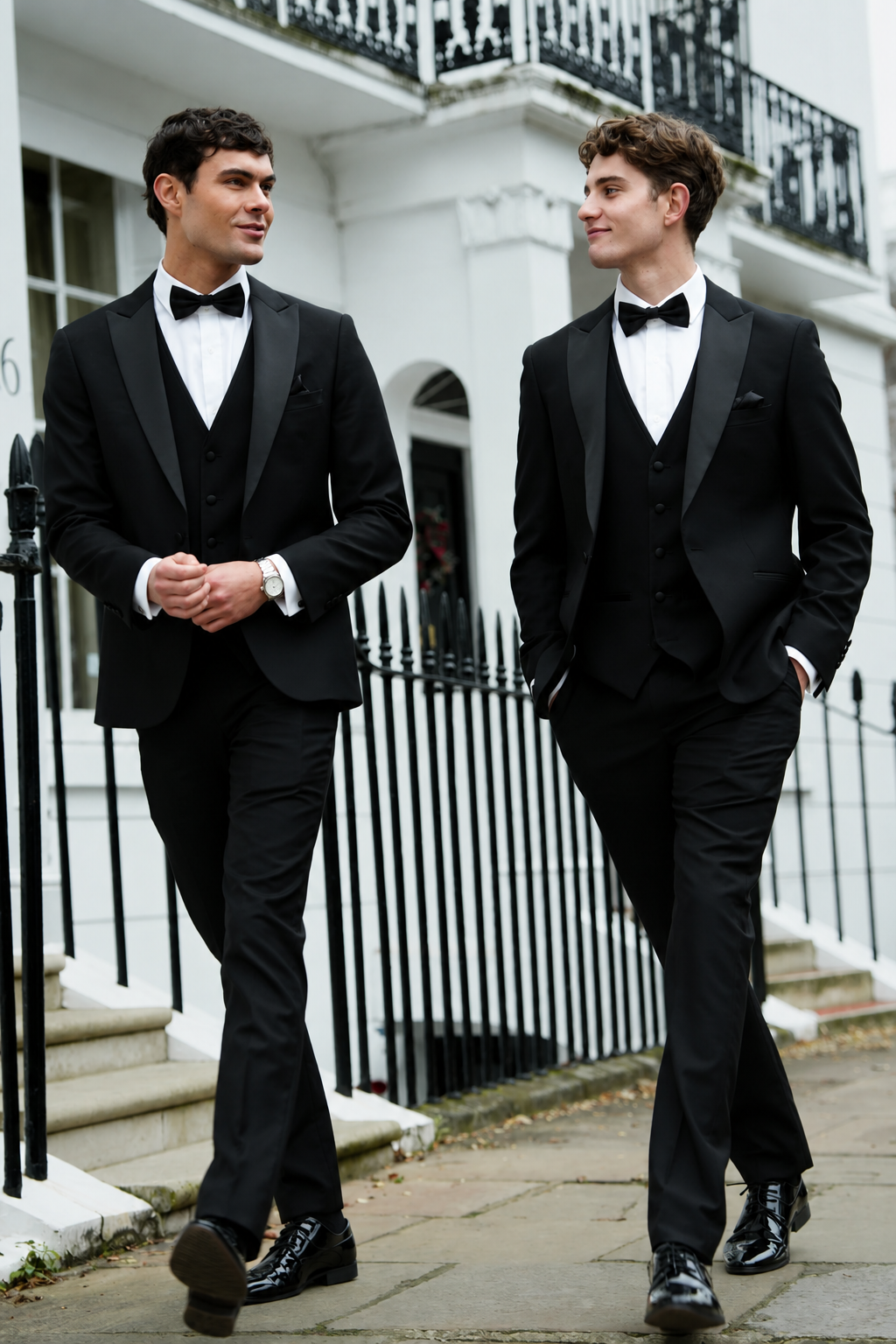 Harry: Black 3-Pc Tuxedo Suit