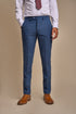 Carnegie Blue Tweed Trousers