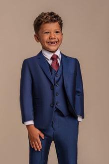 Costume 3 Pièces Pour Garçon Bocaccio - Taille 5R (Régulière) - Bleu Marine - Neuf Avec étiquettes