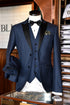 Oscar: Navy 3-Pc Tuxedo Suit