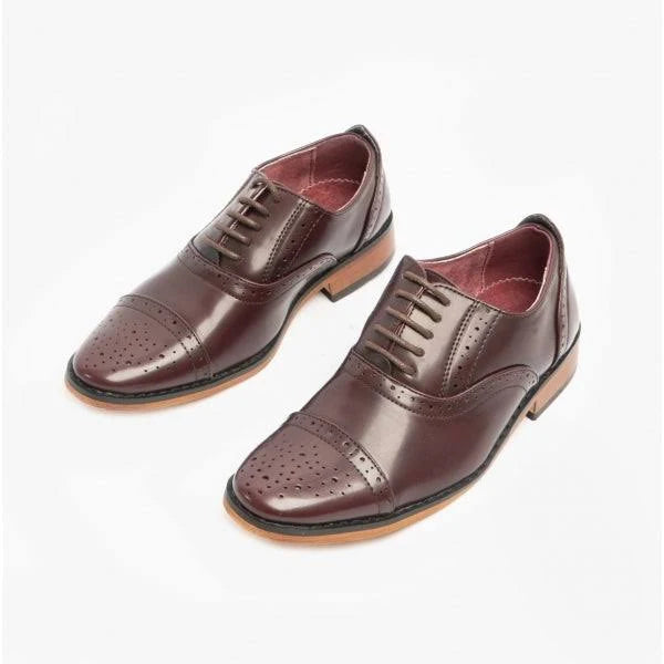 Goor: Boys Oxblood Shoes