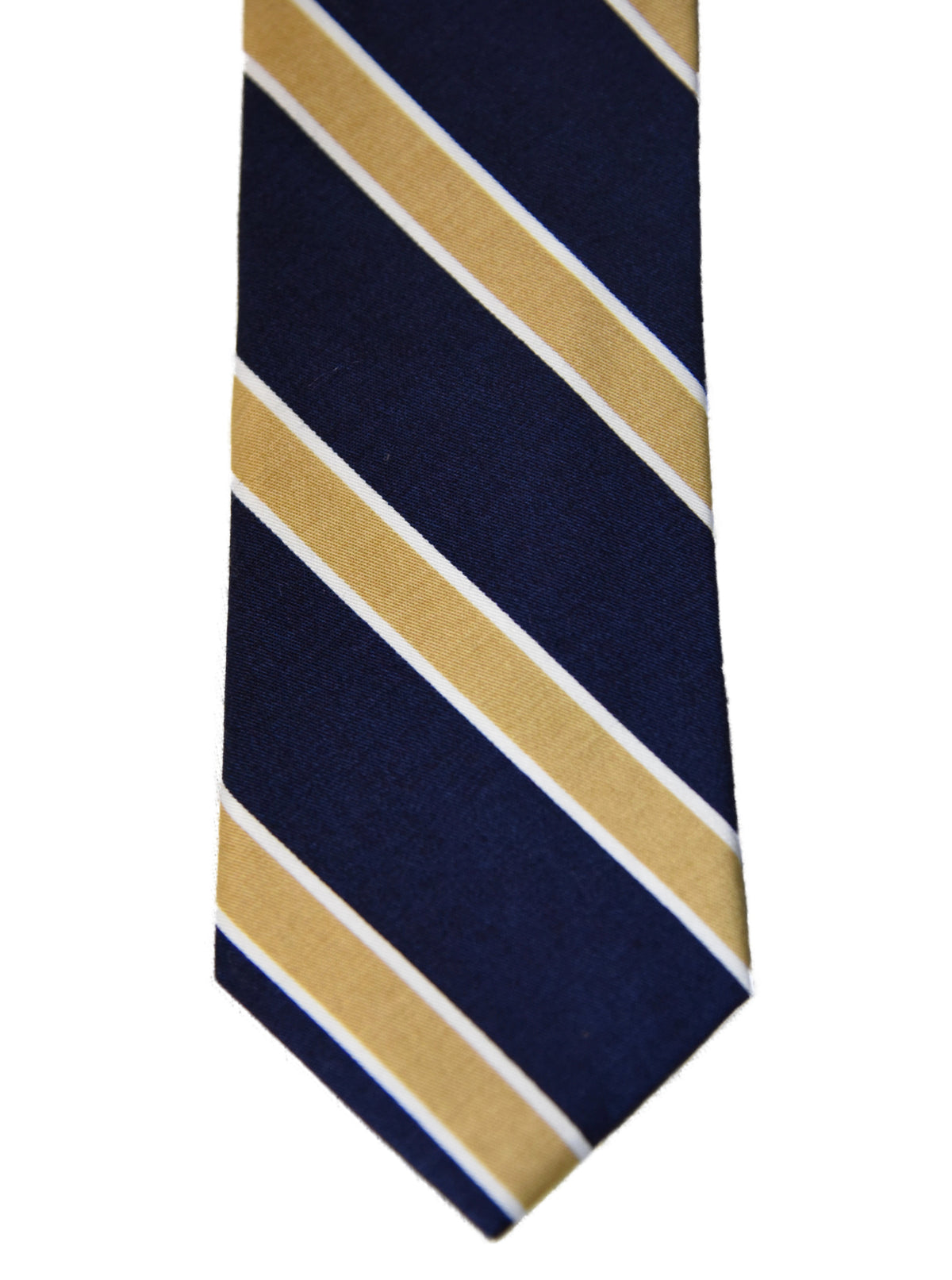 Navy & Yellow Clubman Tie
