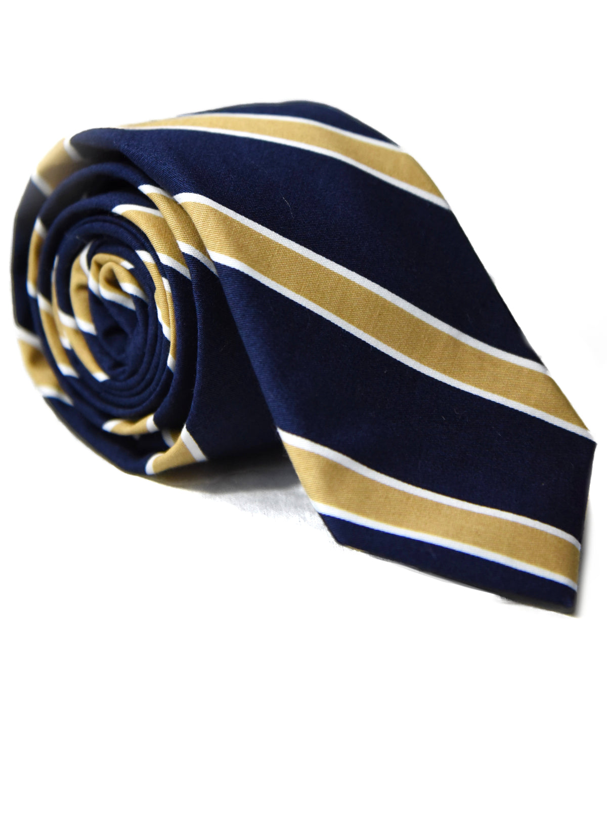 Navy & Yellow Clubman Tie