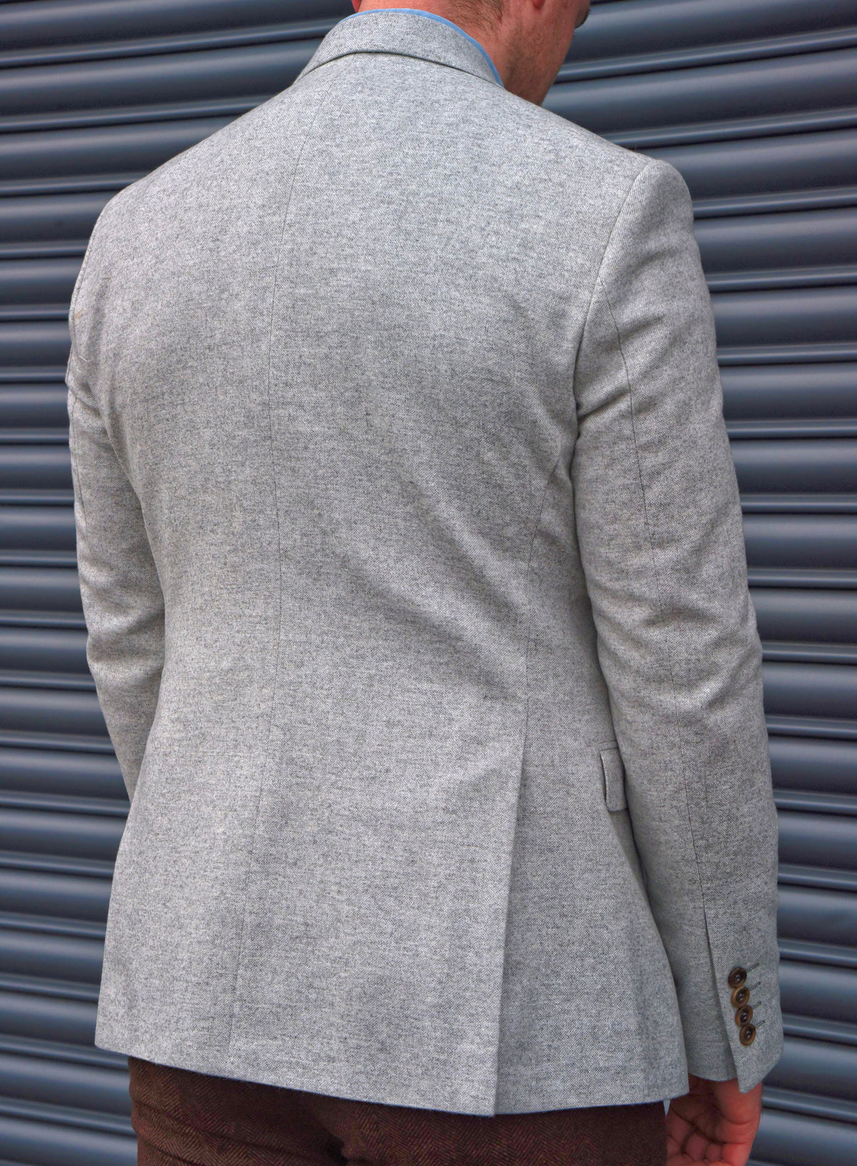 O'Donohue: Light Grey Wool Jacket