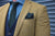 Wilde: Mustard Yellow & Navy Tweed 3-Pc Suit