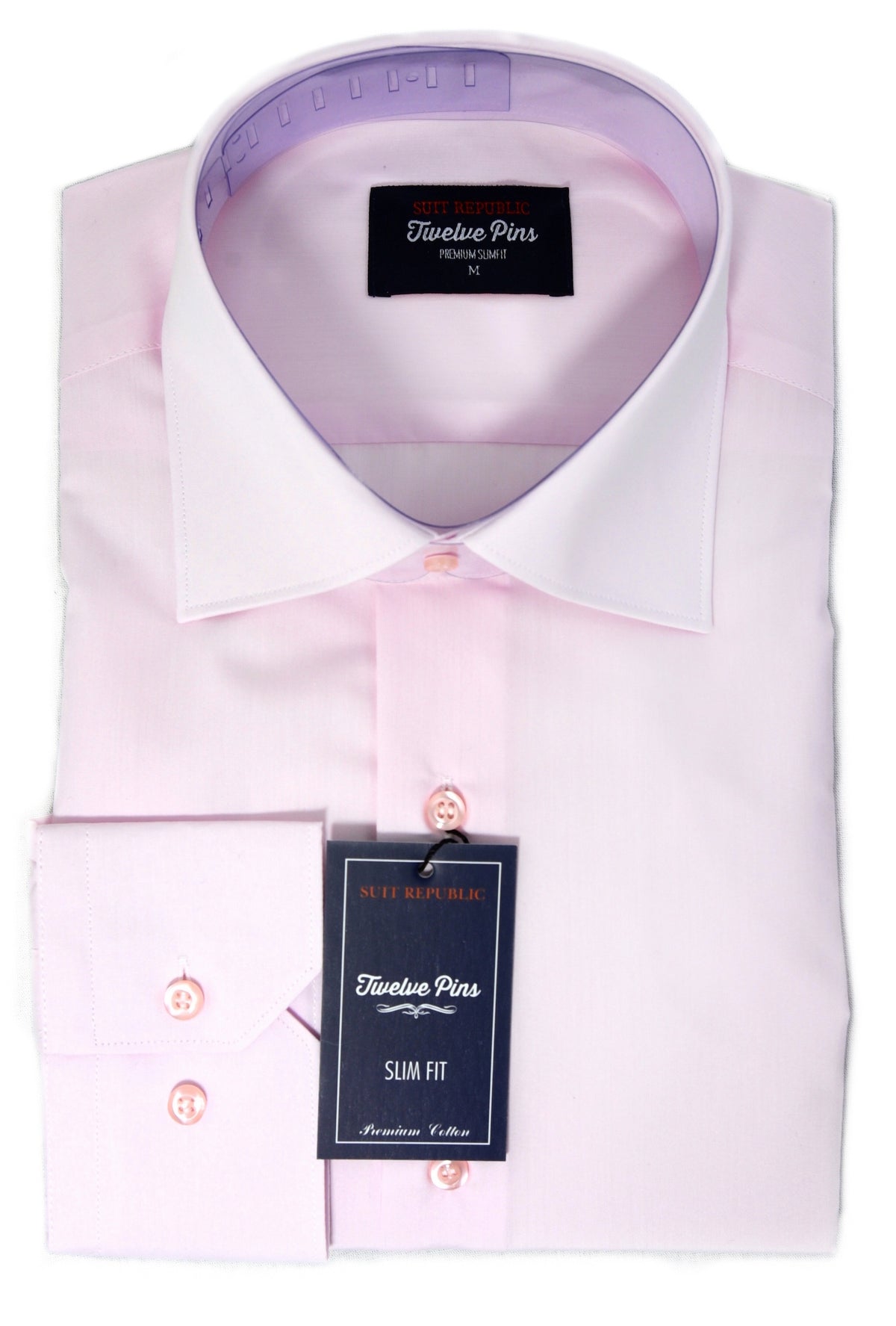 Lenisky: Pink Slim Fit Shirt