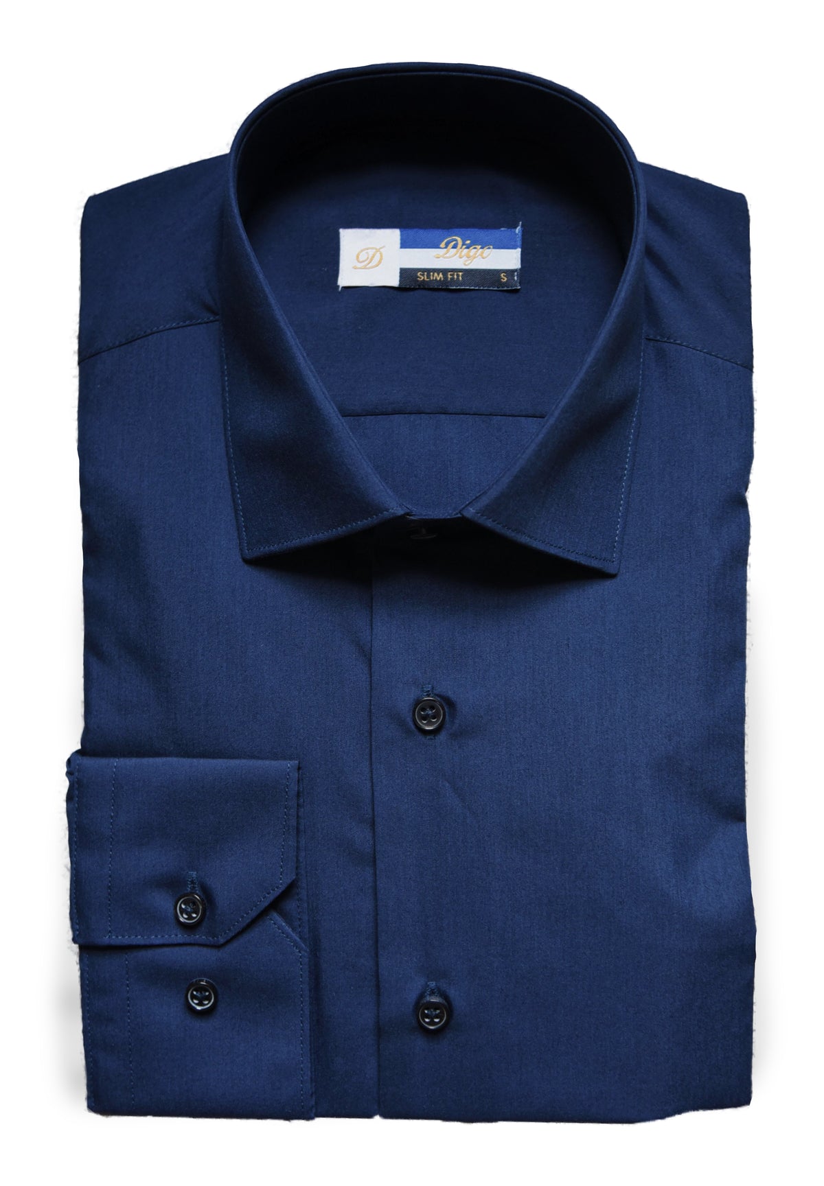 Digo Navy Slim Fit Shirt