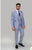 Caridi: Sky Check 3-Pc Suit