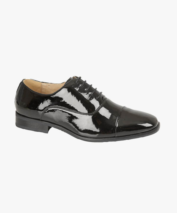 Goor: Black Patent Shoes