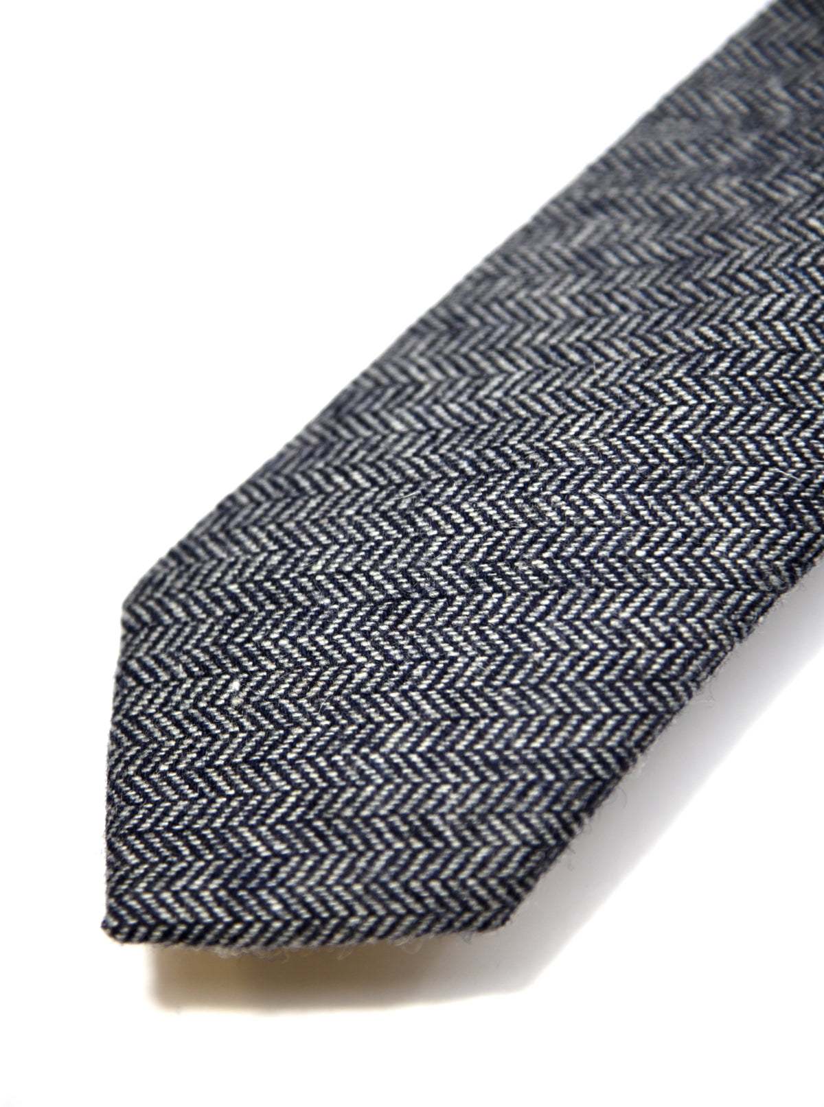 Navy Tweed Tie & Pocket Square Set